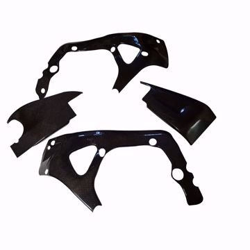 Bild von Carbon Racing Rahmen- und Schwingenschonerset passend für Honda CBR 600