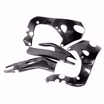 Picture of Carbon Racing frame and swingarm protector set fits Honda CBR 1000