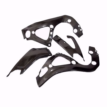 Bild von Carbon Racing Rahmen- und Schwingenschonerset passend für Suzuki GSXR 600/750 L1-L6