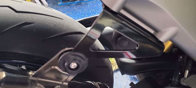 Bild von Alu Racing Auspuffhalter passend für BMW S 1000RR